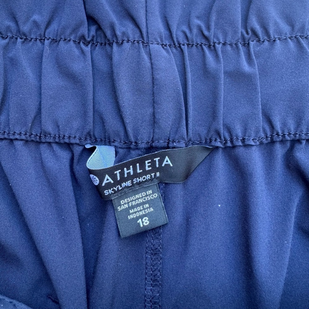 Athleta Skyline Short II in Navy Size 18 - Picture 4 of 5